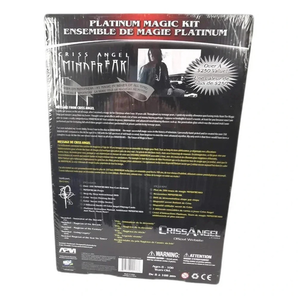 Criss Angel Mindfreak Magic Kit Platinum BIG Set 350 pcs Incl DVD New - Picture 2 of 5